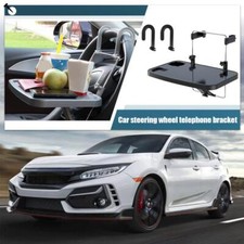 Portable Car Steering Wheel Seat Tray Back Seat Laptop Desk Food Tray Stand/