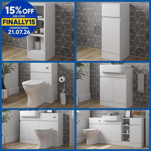 Bathroom vanity toilet storage - bathroom,