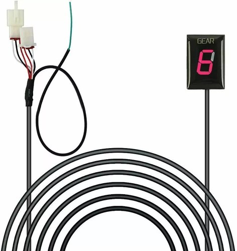 Motorcycles gear indicator red - gear,