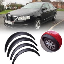 For VW Passat B6 B7 Jetta Black Fender Flares Extra Wide Body Kit Wheel Arches