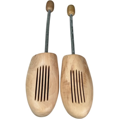 Vintage wooden shoe trees - vintage,