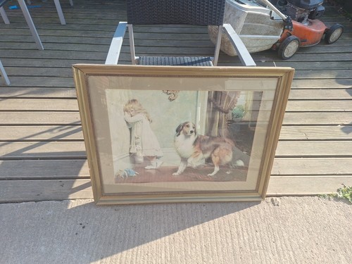 Vintage framed charles burton - charles,