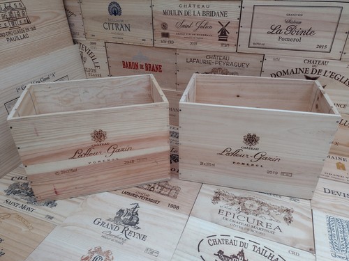 Wooden wine box - wooden, crate