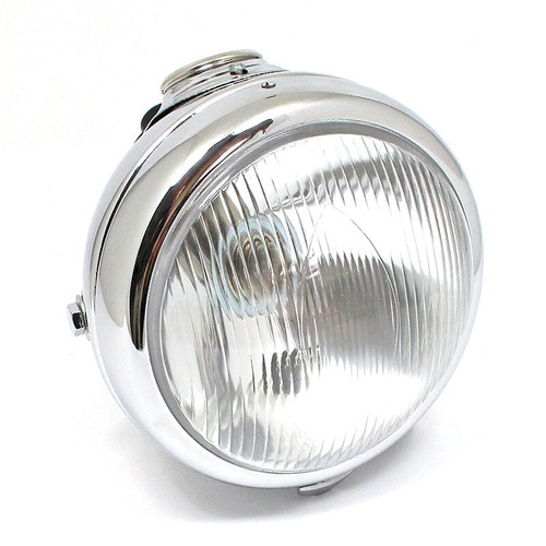 Vintage motorcycle headlamp - motorcycle,