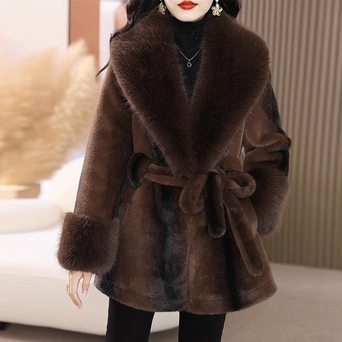 Mink fur coat real - coat,