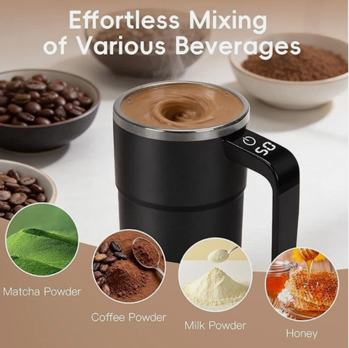 Self stirring coffee - coffee, mug