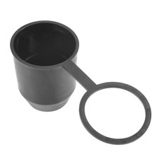 2X(Black Tow Bar  Push-in Type Cover  Car Hitch Towball Trailer   EIG887744