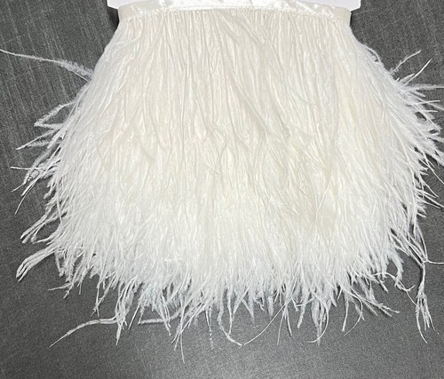 Ostrich feather trim - fringe, /