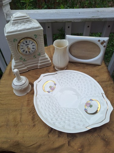 Irish china lot belleek - irish,
