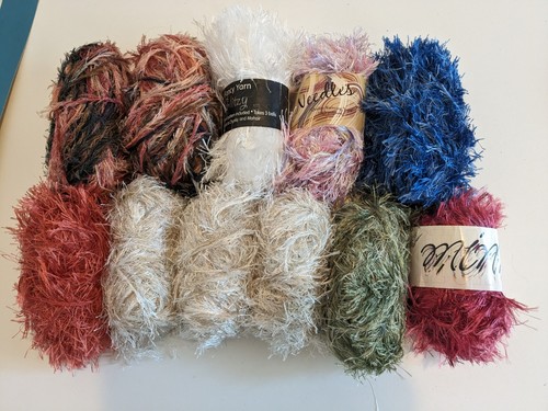 550g mixed eyelash knitting - mixed,