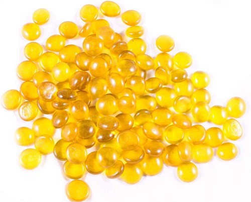 Decorative glass pebbles - glass,
