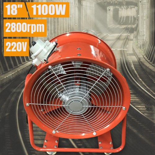 Axial fan explosion - 18",