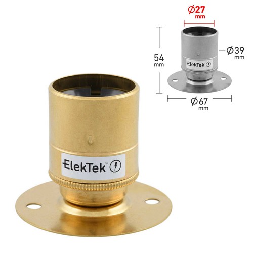 Elektek e27 batten base - elektek,