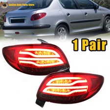 LED Red Tail Light Rear Brake Light Tail Lamp For Peugeot 206 206CC 2004-2008
