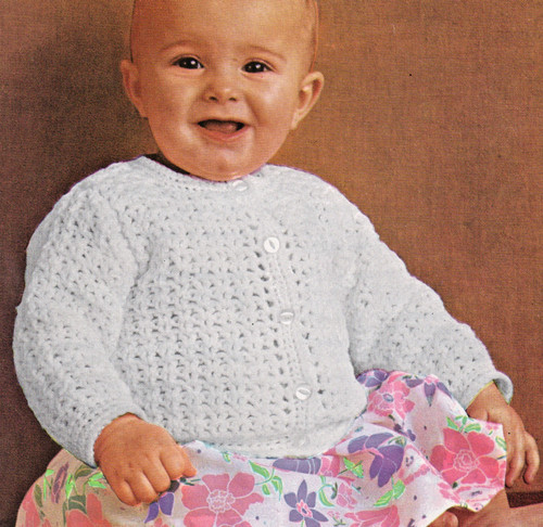 0529 crochet baby round neck - baby's,