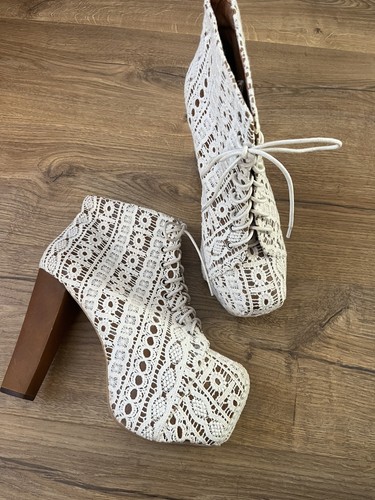 Jeffrey campbell platform - platform, lace
