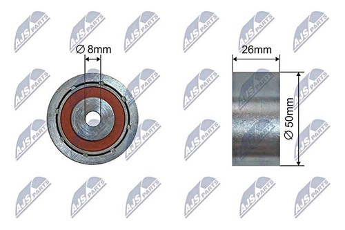 Ribbed belt tensioner pulley - belt,