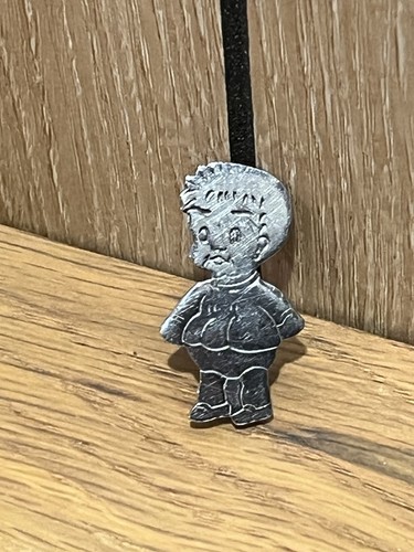Vintage silver tone dutch boy - silver,