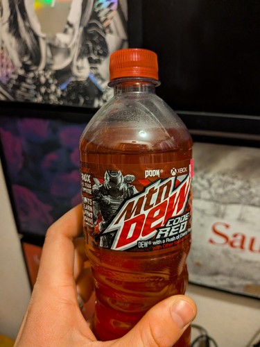 Mountain dew code red - red, doom