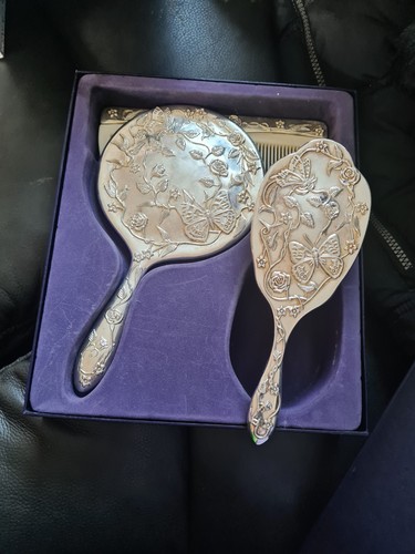 Vintage vanity set silver - set,