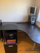 IKea Desk And Filing Cabinet