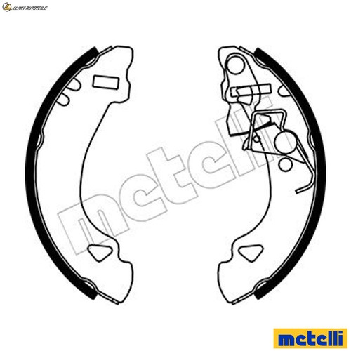 Brake shoe set - 53-0069, for