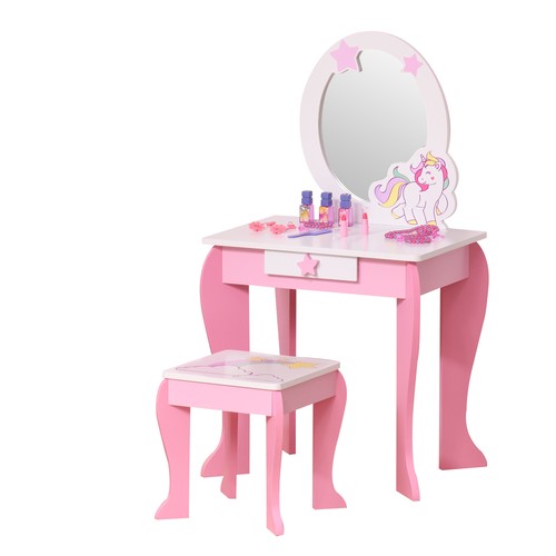 Homcom girls dressing table - girls,