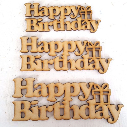 Wooden mdf 2mm shapes - 3.2mm,