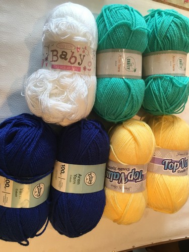 Bundle 100grms aran - 100grms, yarn