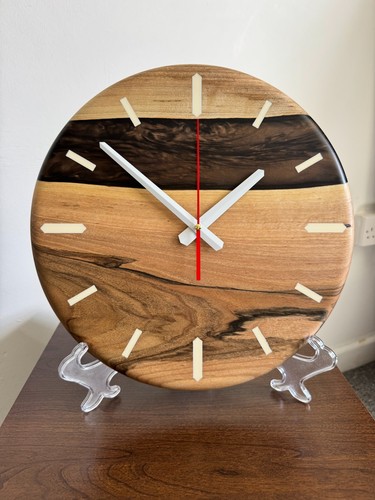 Handmade 35cm walnut - &, pearl