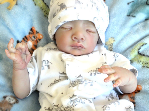 Reborn baby boy doll mika - ,