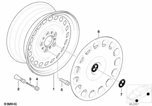 Bmw genuine light - genuine, wheel