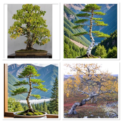 Birch bonsai starter - birch, trees