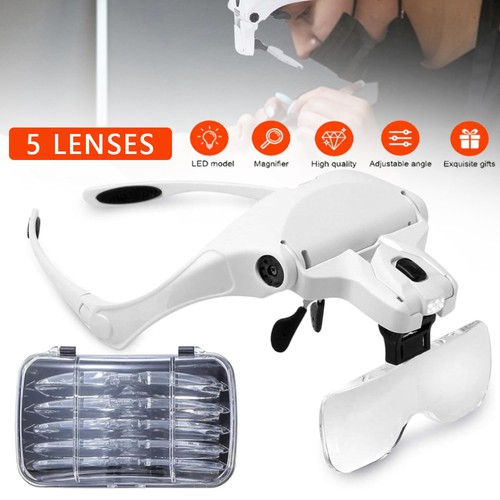 Led headband magnifier - 2,