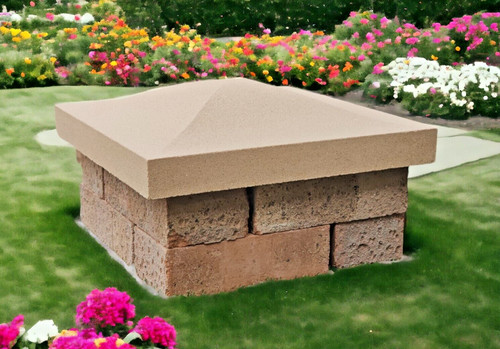 Cast stone pier - cast,