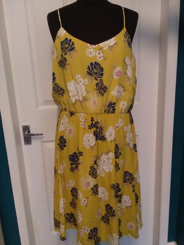 Zara basic yellow - floral, print