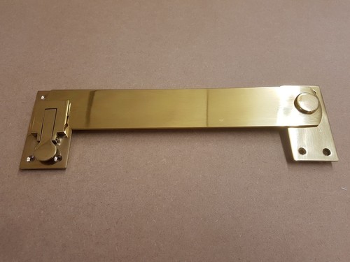 Solid brass shutter bar