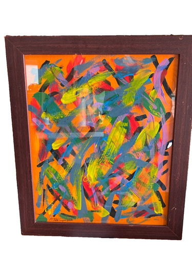 Original abstract oil painting - abstract,