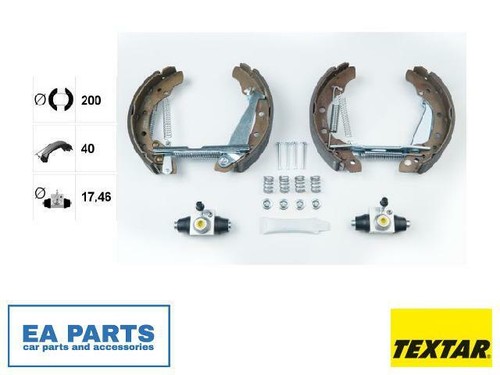 Brake shoe set for - brake, cabrio
