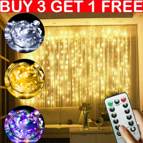300 led curtain fairy lights - fairy,