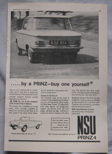 1964 nsu prinz - 1964,