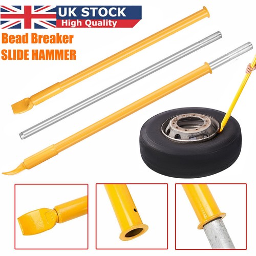 Tire bead breaker slide - slide, hammer