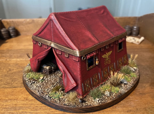Roman tent tabletop - tabletop, games