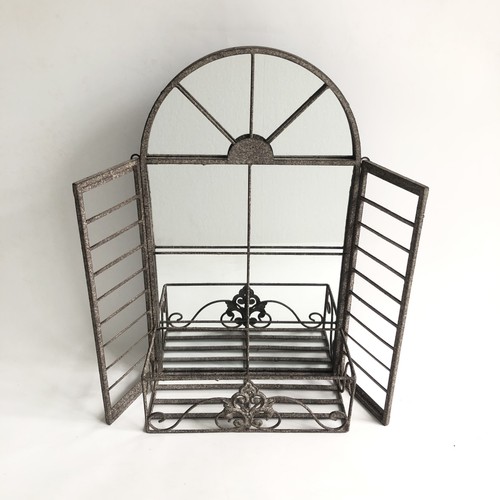 Vintage metal wall - wall, planter