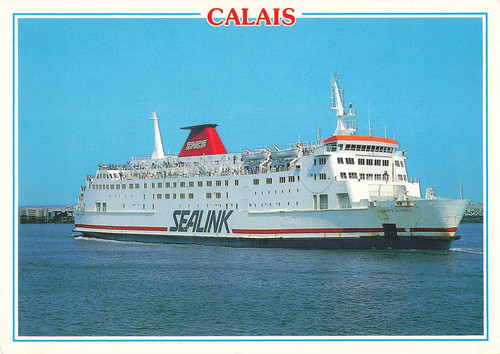 Postcard calais sealink - calais,