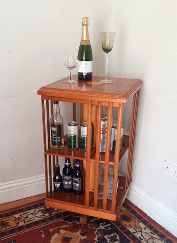 Vintage revolving bookcase - bookcase, or