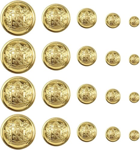 Blazer buttons gold designer - buttons,