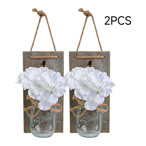 Wall hanging mason jar vase - mason,