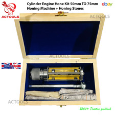 Cylinder Engine Hone Kit 50mm TO 75mm Honing Machine +  Honing Stones 4 UK
