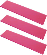 Glass Shelves Pink 60cm Pack